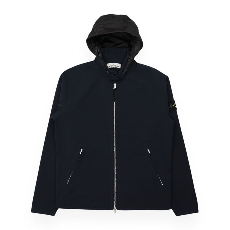 Stone Island S/S 14 Light Soft Shell-R Jacket in Navy, front