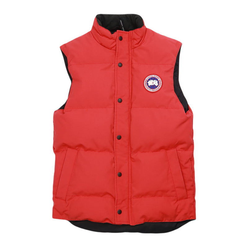 Canada Goose Garson Gilet in Red, front