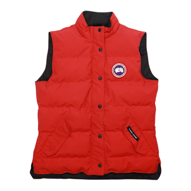 Canada Goose Garson Gilet in Red, front
