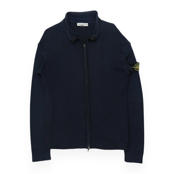 Stone Island Full Zip Wool Stretch Funnel Jumper Sweatshirt