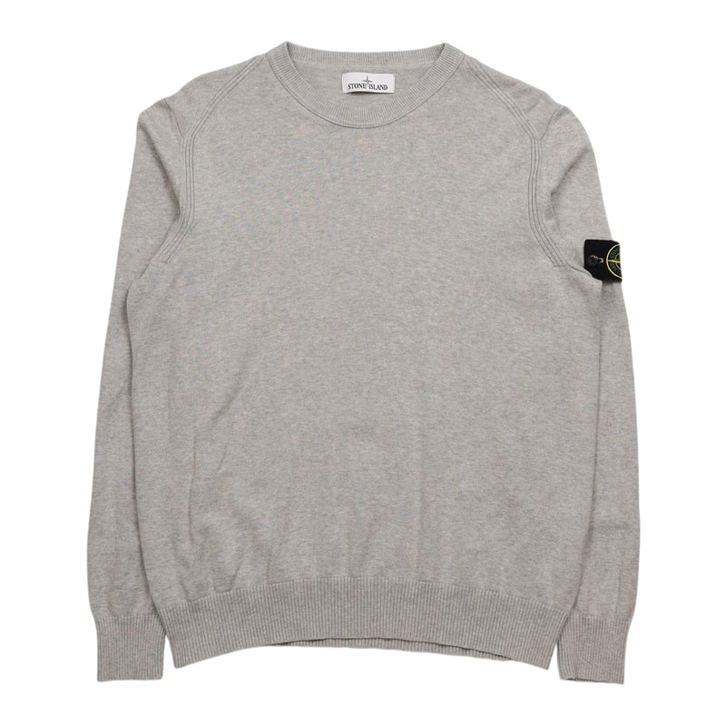 Stone Island S/S 20 Knit Jumper in Grey, front