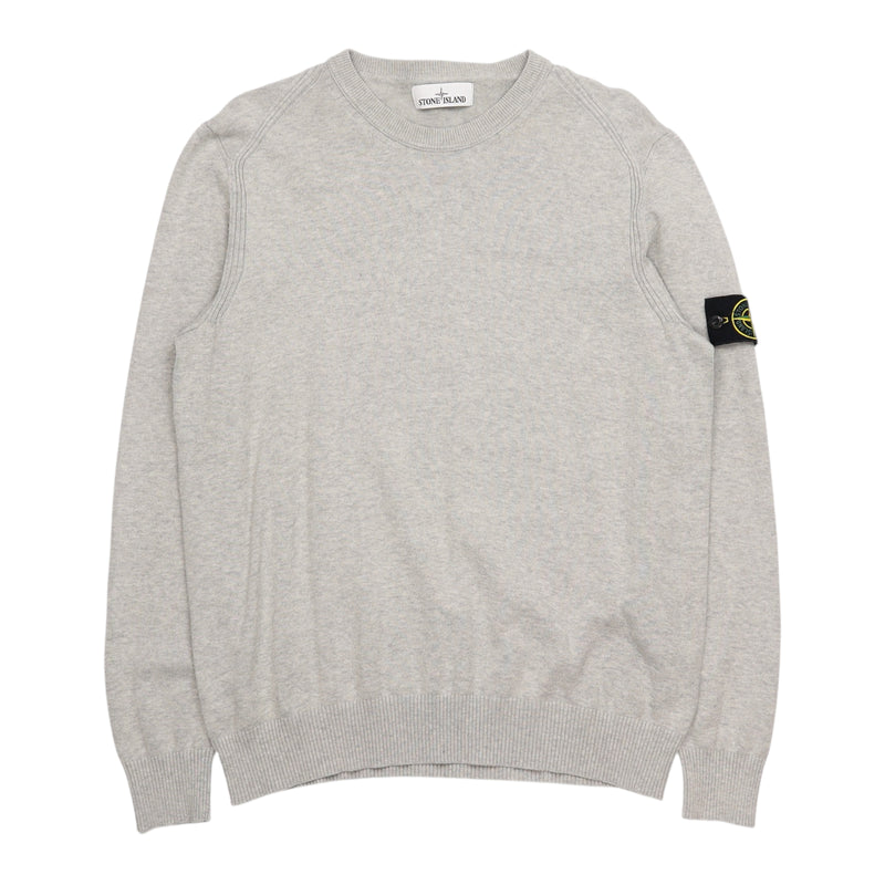 Stone Island S/S 20 Knit Jumper in Grey, front