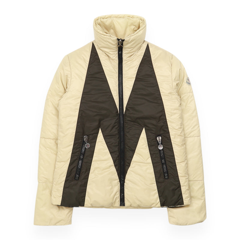 Moncler Grenoble Salla Down Jacket in Cream, front
