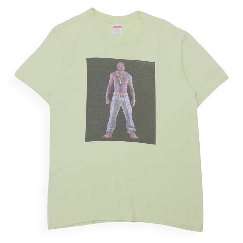 Supreme Tupac Hologram T-Shirt in Green, front