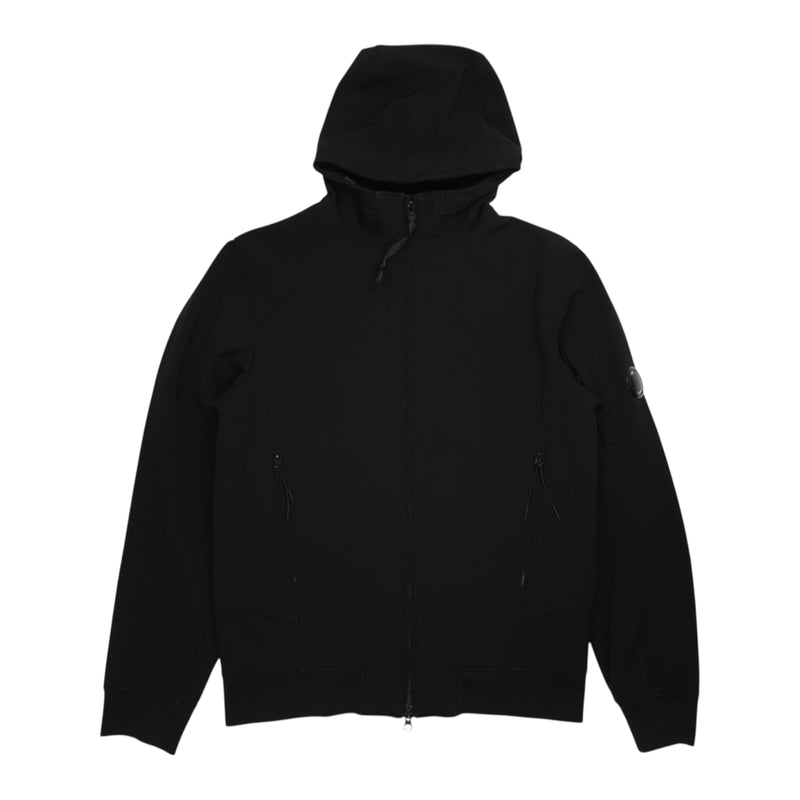 C.P. Company Pro-Tek Hooded Lens Jacket in Black, front