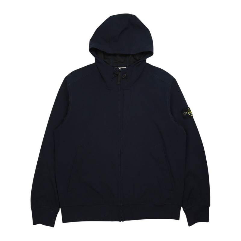 Stone Island S/S 15 Light Soft Shell-R Jacket in Navy, front