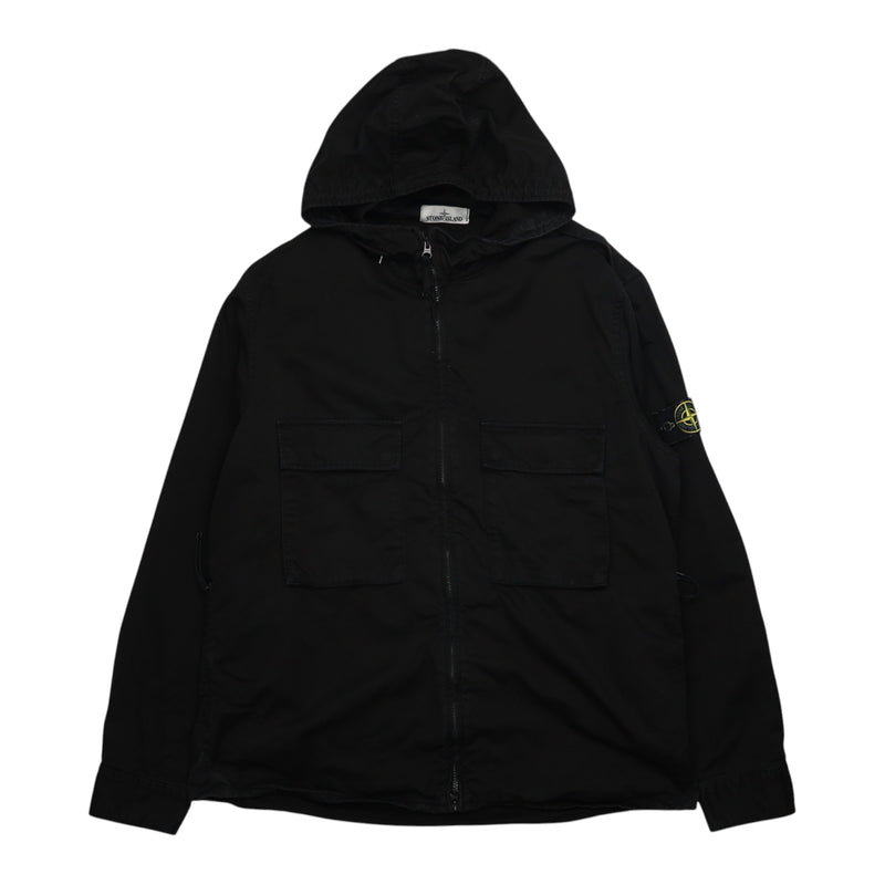 Stone Island A/W 14 Multi Pocket Hooded Jacket in Black, front