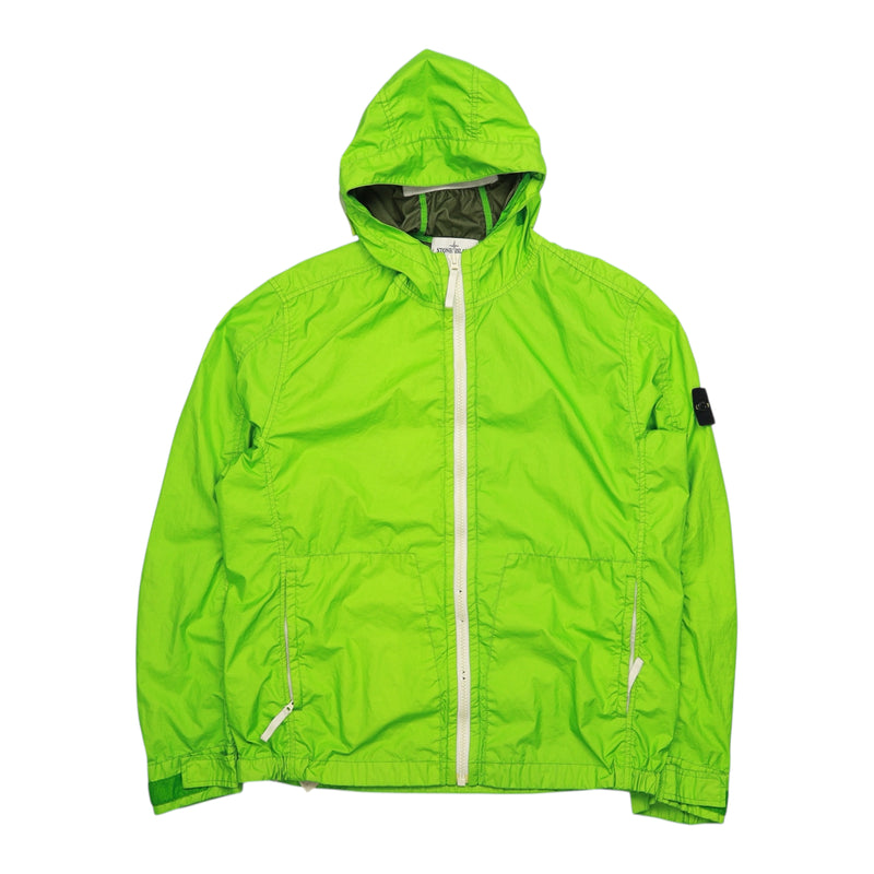 Stone Island S/S 16 Membrana 3L TC Hooded Jacket in Green, front