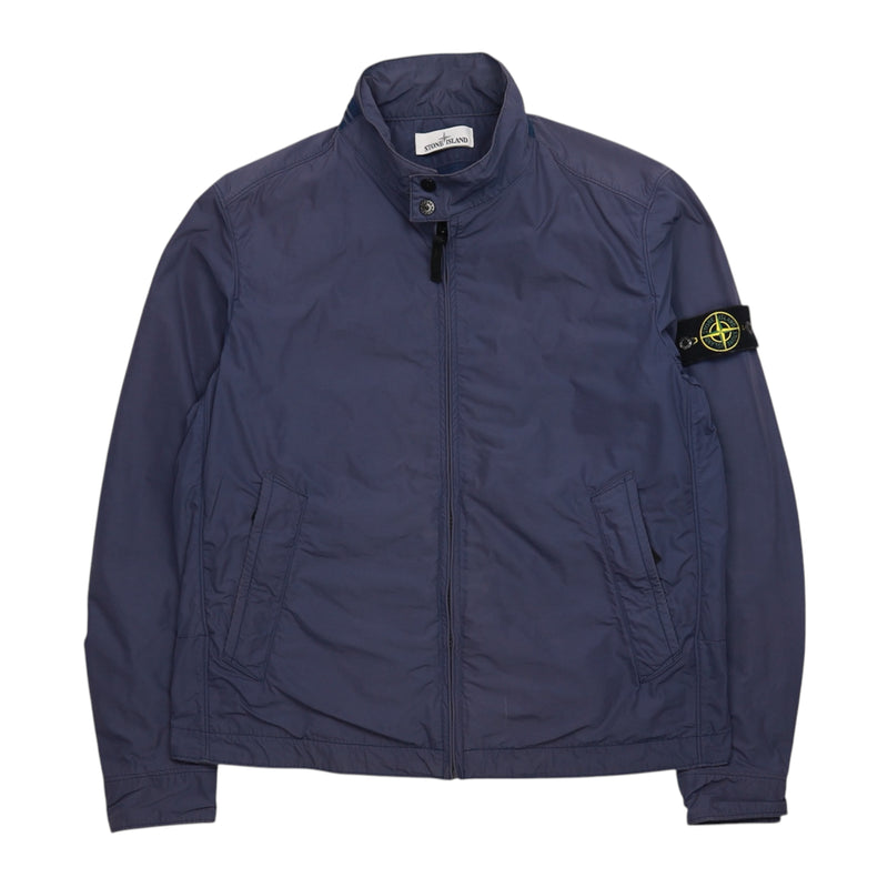 Stone Island S/S 14 Micro Reps Bomber Jacket in Navy, front