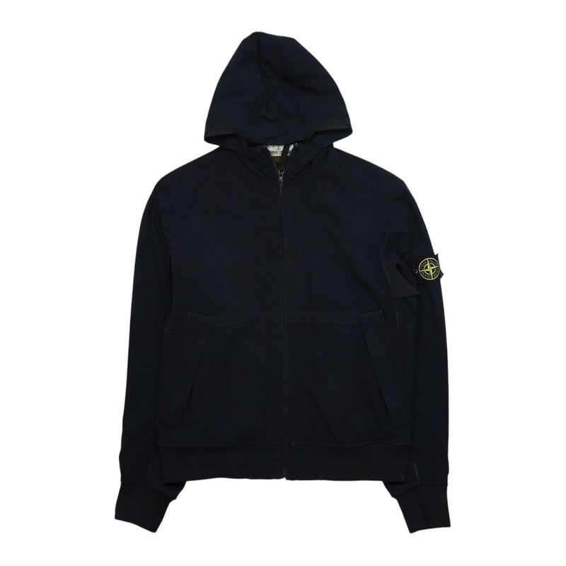 Stone Island A/W 13 Soft Shell-R Hooded Jacket in Navy, front