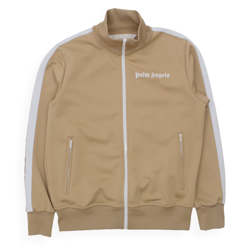 Palm Angels Track Jacket in Brown, front