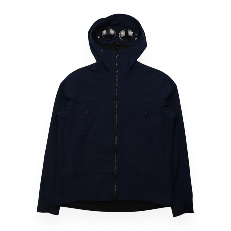 C.P. Company Goggle Shell Jacket in Navy, front