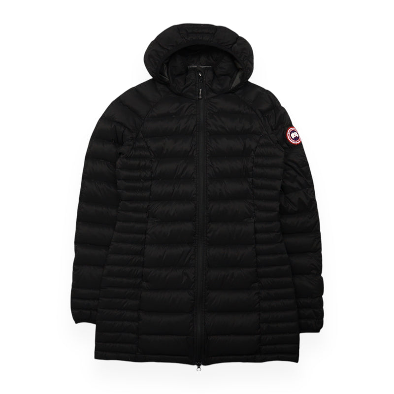 Canada Goose Long Down Brookvale Jacket in Black, front