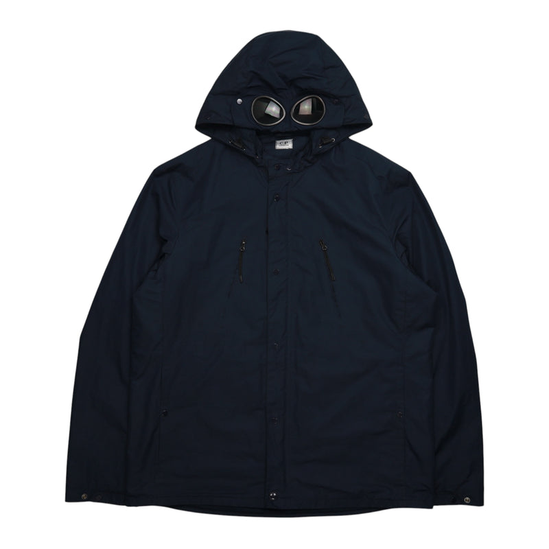 C.P. Company A/W 18 Micro-M Goggle Jacket in Navy, front