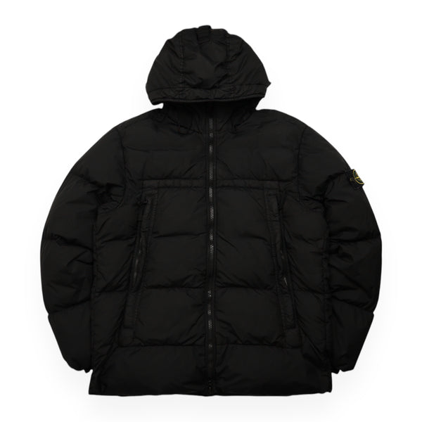 Stone Island Crinkle Reps Hooded Down Jacket