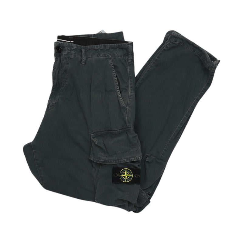 Stone Island A/W 19 Old Dye Treatment Pants in Grey, front