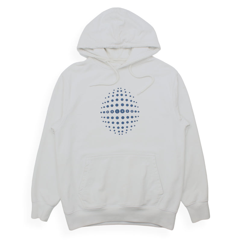 Palace Sphere Hoodie in White, front