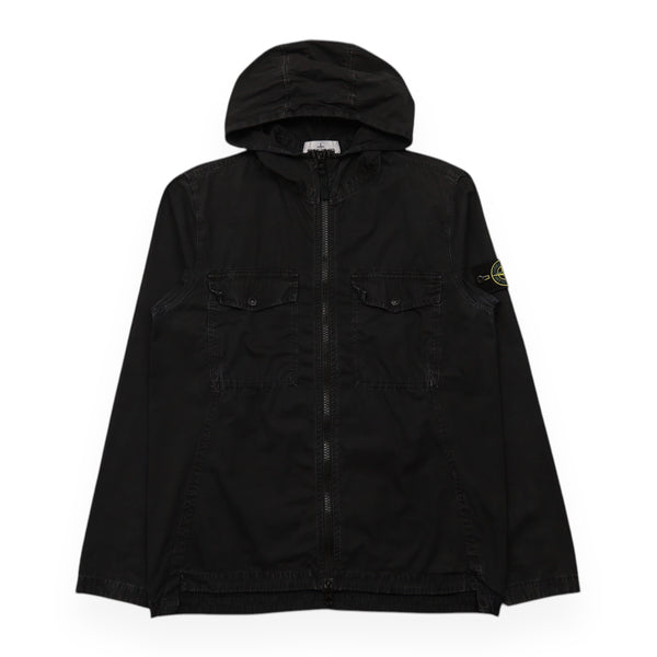 Stone Island Garment Dyed Hooded Overshirt