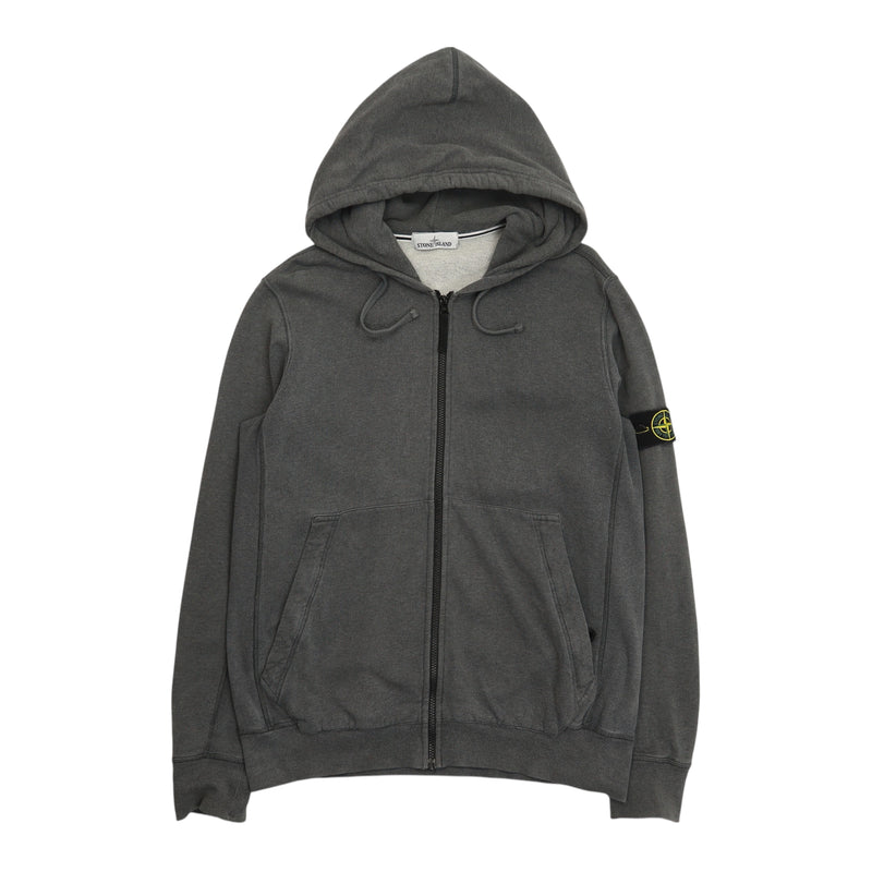 Stone Island A/W 14 Full Zip Hoodie in Grey, front