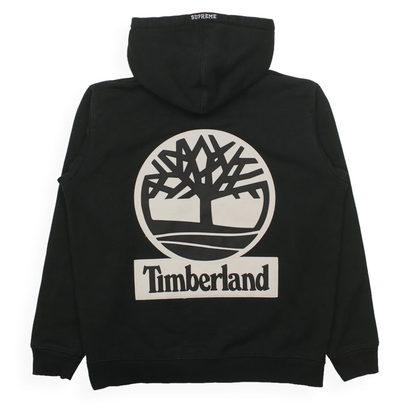 Supreme x Timberland Hoodie in Black, front