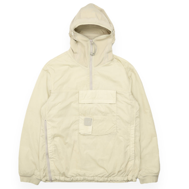 C.P. Company Chrome-R Metropolis Smock Jacket in Cream, front