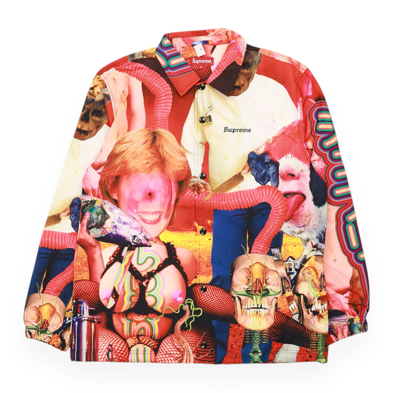 Supreme S/S 19 Sekintani La Norihiro Coaches Jacket in Red, front