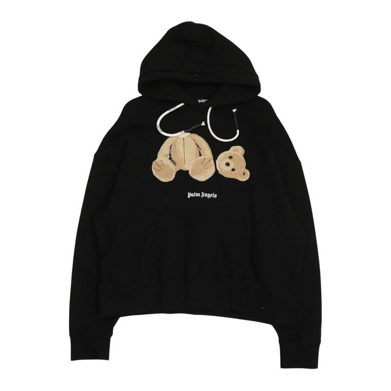 Palm Angels Kill Bear Hoodie in Black, front