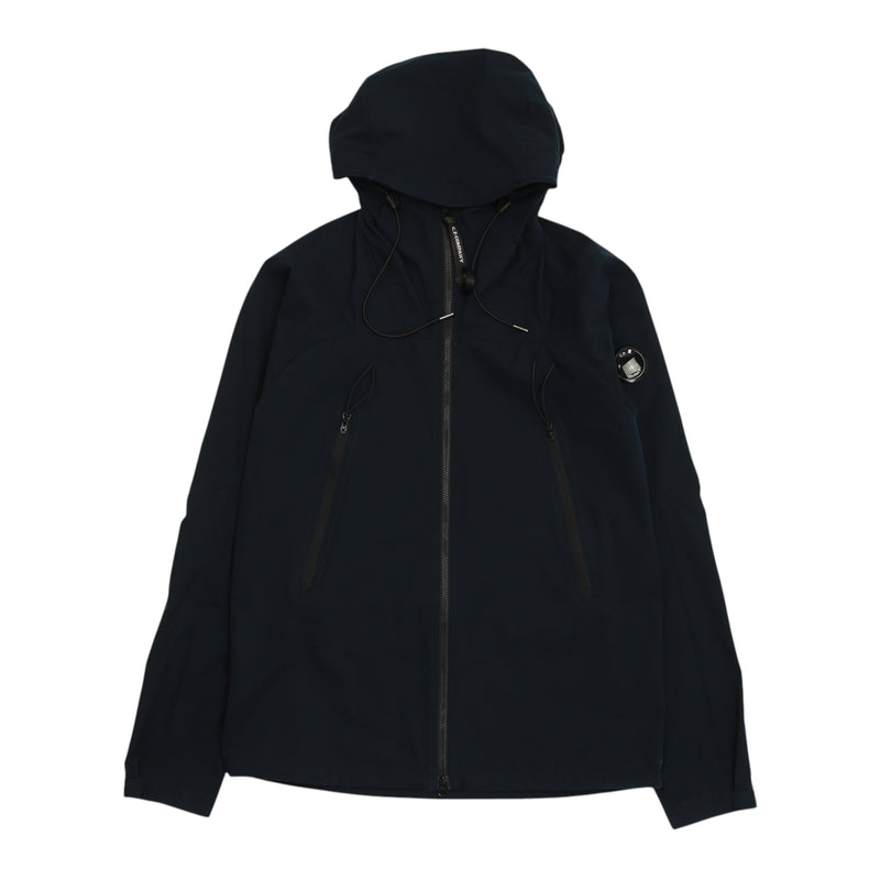 C.P. Company Pro-Tek Hooded Lens Jacket in Navy, front