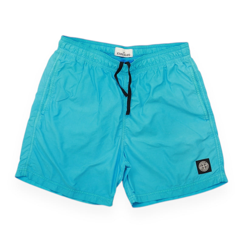 Stone Island S/S 15 Swim Shorts in Blue, front