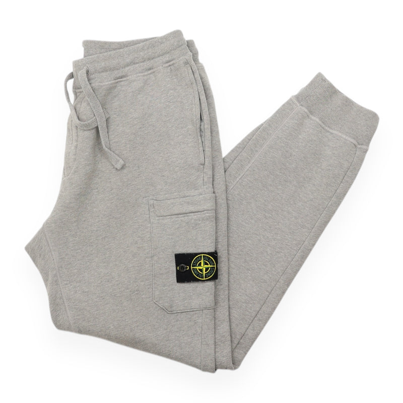 Stone Island Cotton Sweatpants in Grey, front