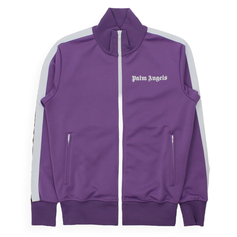 Palm Angels Track Jacket in Purple, front