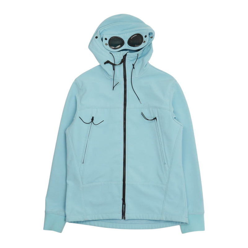 C.P. Company Shell-R Goggle Jacket in Baby Blue, front