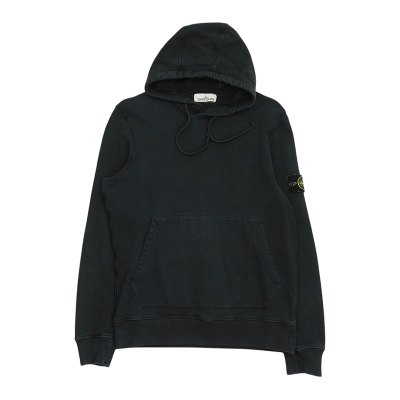 Stone Island A/W 20 Garment Dyed Hoodie in Navy, front