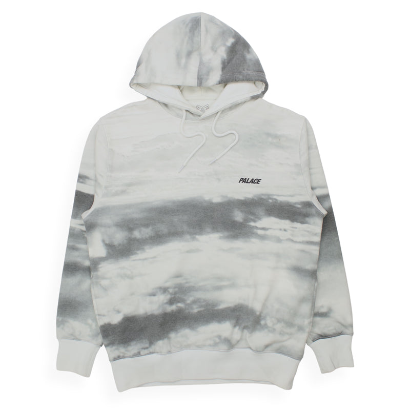 Palace Landscape Hoodie in Grey, front
