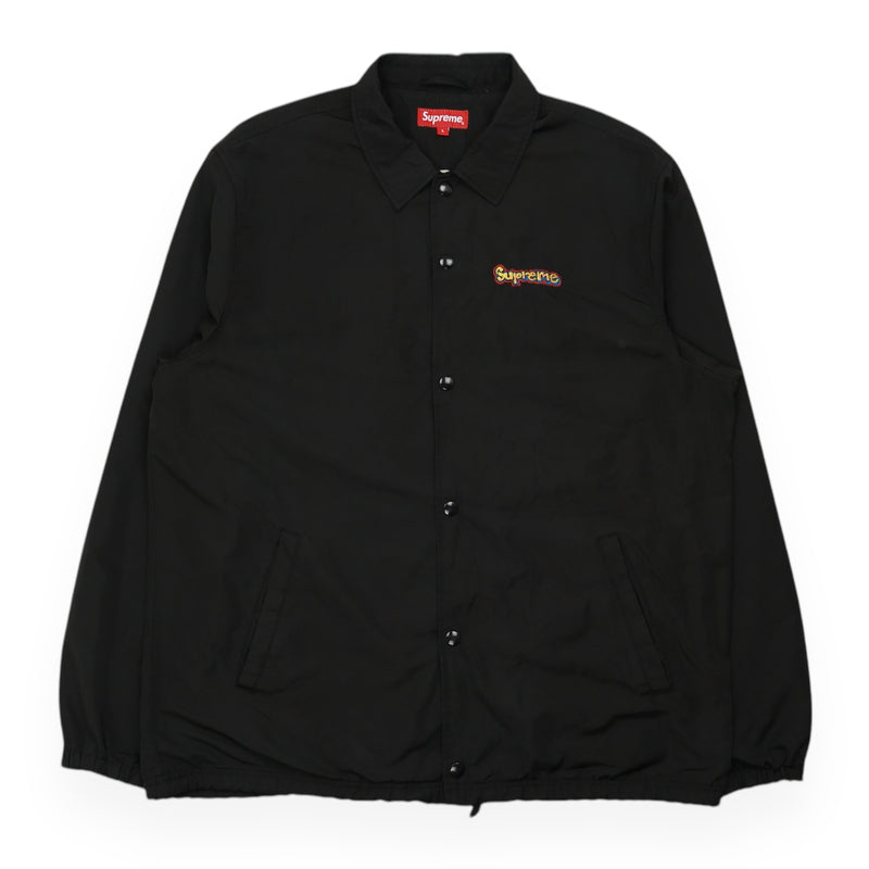Supreme Gonz Coaches Jacket in Black, front
