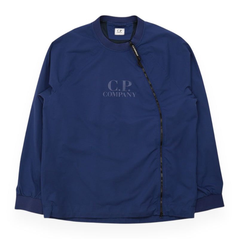 C.P. Company Shell Logo Sweatshirt in Blue, front