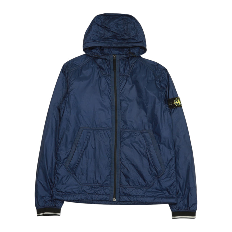 Stone Island S/S 14 Micro Ripstop PrimaLoft Packable Jacket in Blue, front