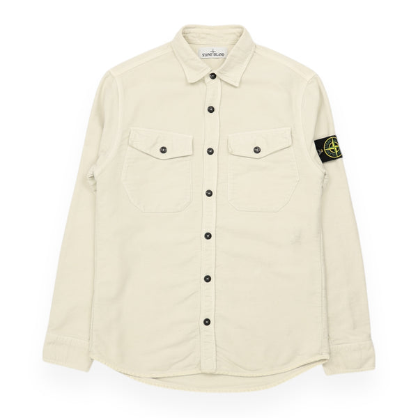 Stone Island Moleskin Button Up Overshirt