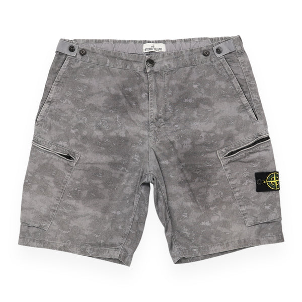 Stone Island Type RE Camo Cargo Shorts