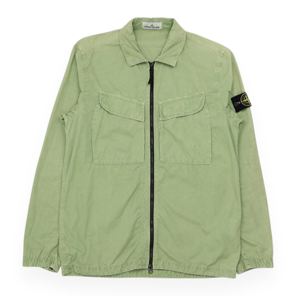 Stone Island New Season Brushed Cotton Canvas Overshirt