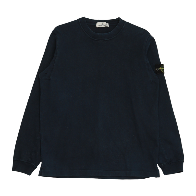 Stone Island A/W 14 Lightweight Cotton Sweatshirt in Blue, front