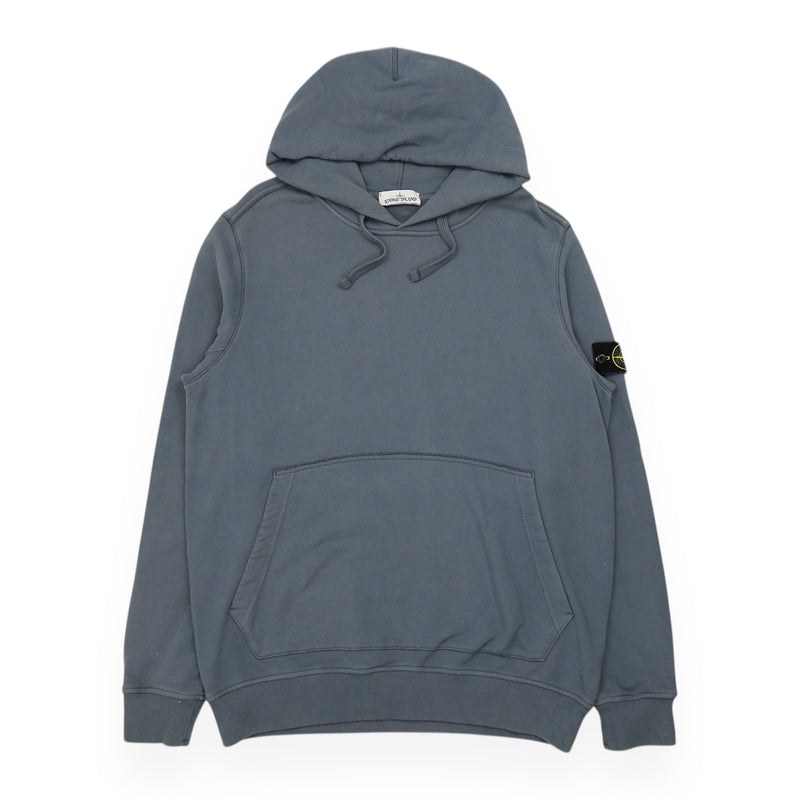 Stone Island A/W 19 Pullover Hoodie in Blue, front