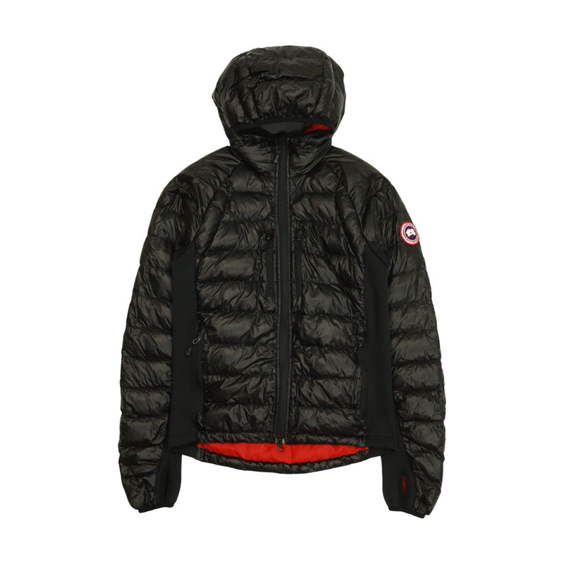 Canada Goose HyBridge Lite Hooded Jacket in Black, front