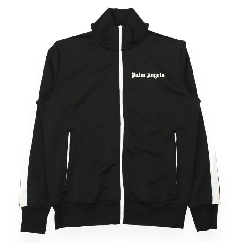 Palm Angels Track Jacket in Black, front