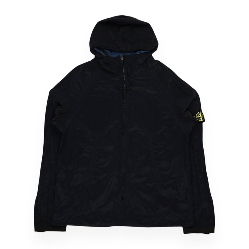 Stone Island Nylon Metal Hooded Jacket in Navy, front