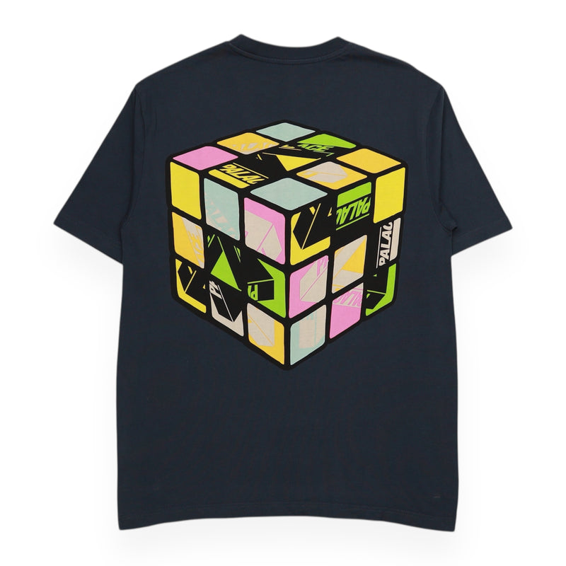 Palace Don't Be Square T-Shirt in Navy, front