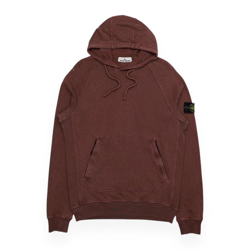 Stone Island S/S 21 Pullover Hoodie in Purple, front
