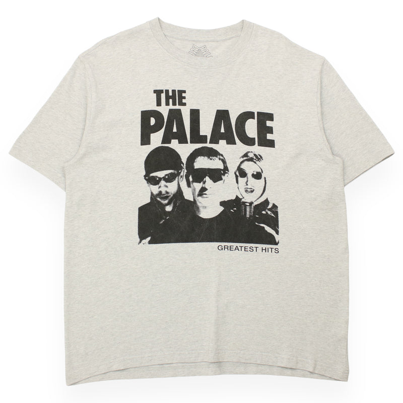 Palace Greatest Hits T-Shirt in Grey, front