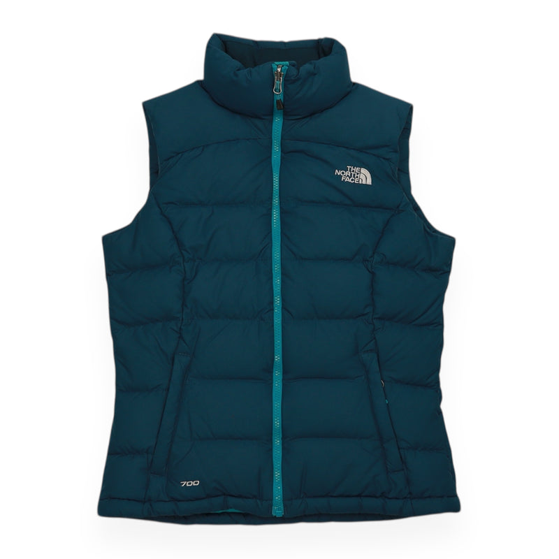 The North Face 700 Nuptse Gilet in Blue, front