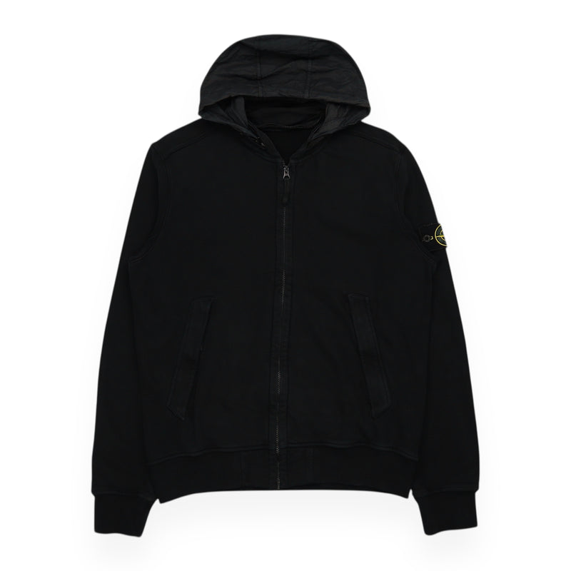 Stone Island A/W 17 Nylon Metal Smock Jacket in Black, front